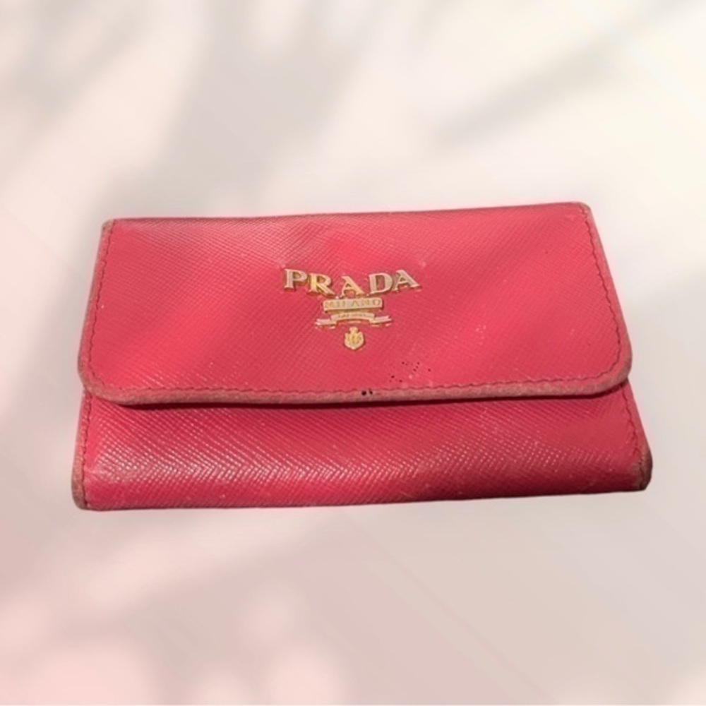 Prada Saffiano Key Case FIRM ON PRICE